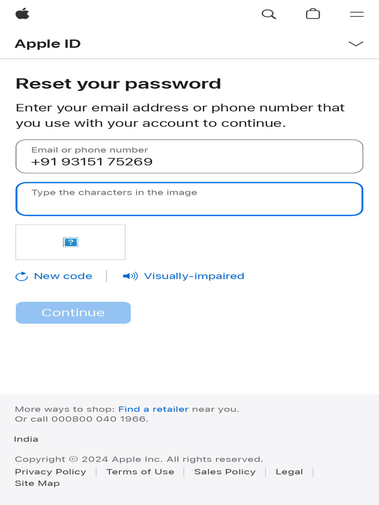 Recover Your Apple ID - Apple (in) | PDF