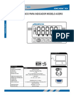 Manual Tecnico de Indicador Dibatec Acero