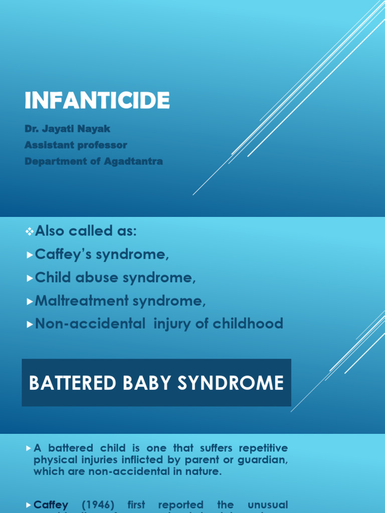 Infanticide Short Lecture | PDF | Child Abuse | Medical Specialties