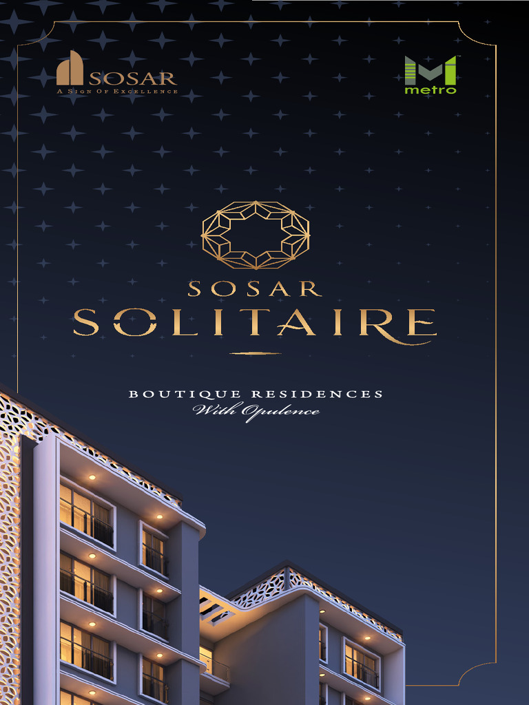 Sosar Solitare Brochure | PDF