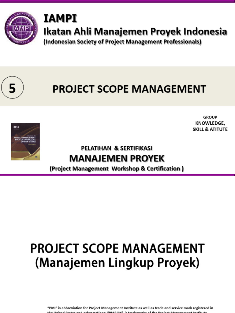 Project Scope Management | PDF