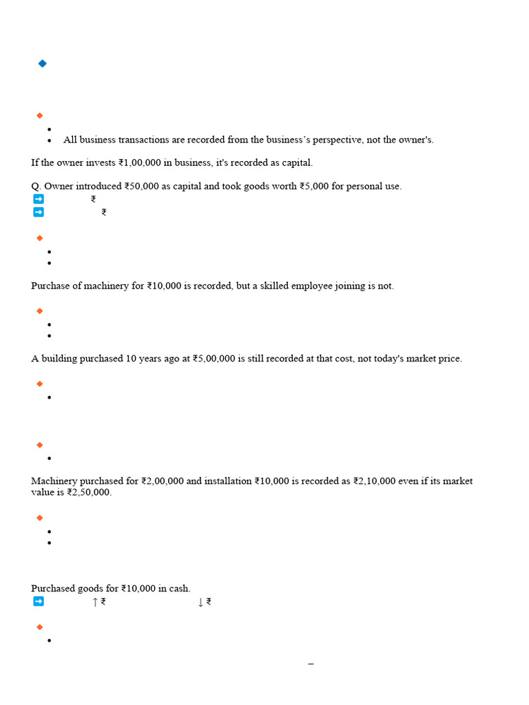 CH 3 Concepts | PDF | Expense | Revenue