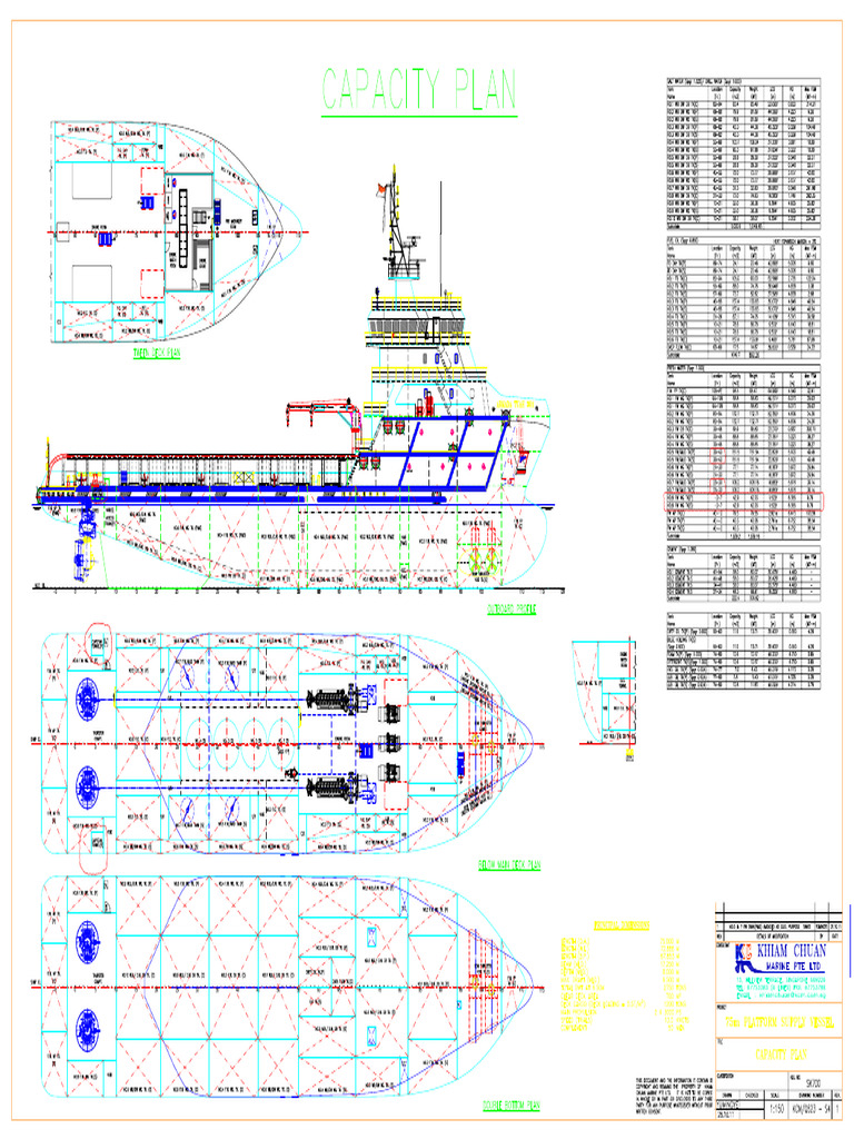 SK700_Q623_S4_Rev1_Capacity Plan_AT301（舱容图） | PDF