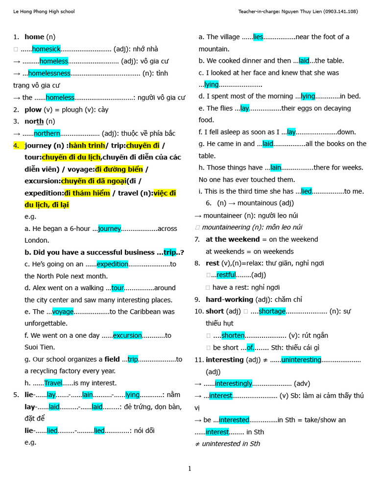 UNIT 3 Students Version (2021) | PDF