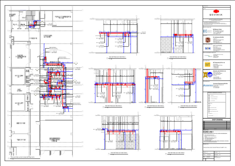 Foh Ducting Layout (Ead Setting Out) Sheet 1 of 2 | PDF