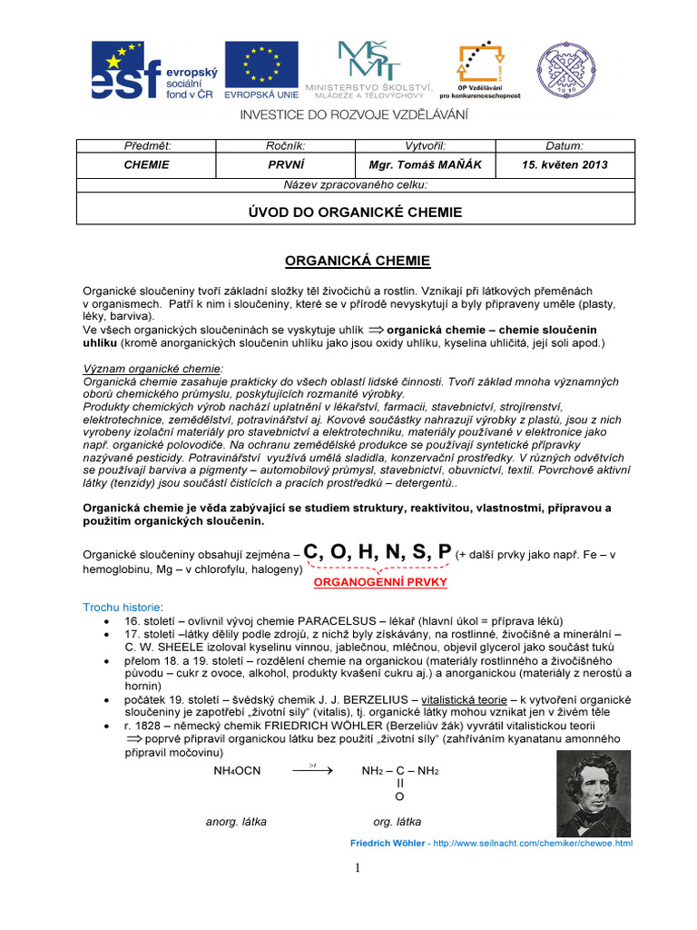 CHE_1_Úvod-do-organické-chemie_UT-PL | PDF