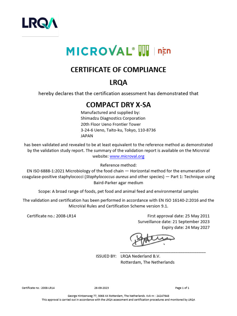 Microval CD Xsa 2008lr14 2027 | PDF | Staphylococcus | Microbiology