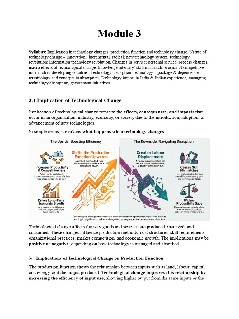 TM Module 3 | PDF | Automation | Innovation