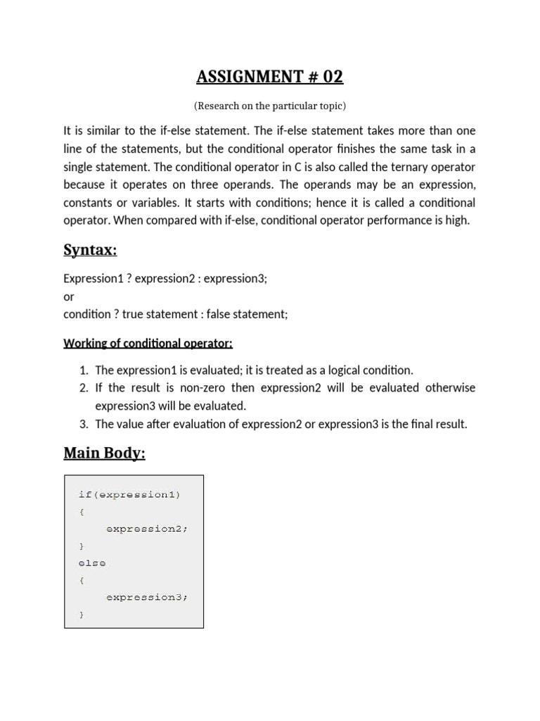 Programming Language (Assignment 02) Supporting Material | PDF
