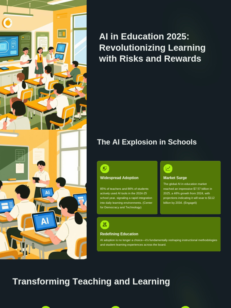 AI in Education 2025 Revolutionizing Learning With Risks and Rewards ...
