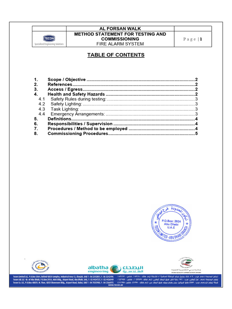Mos - Fas - Al Forsan Walk | PDF | Safety