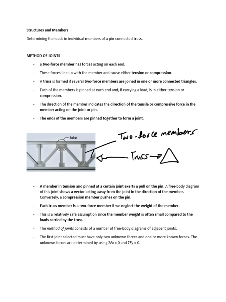 Chapter 5 Structures and Members | PDF | Truss | Tension (Physics)