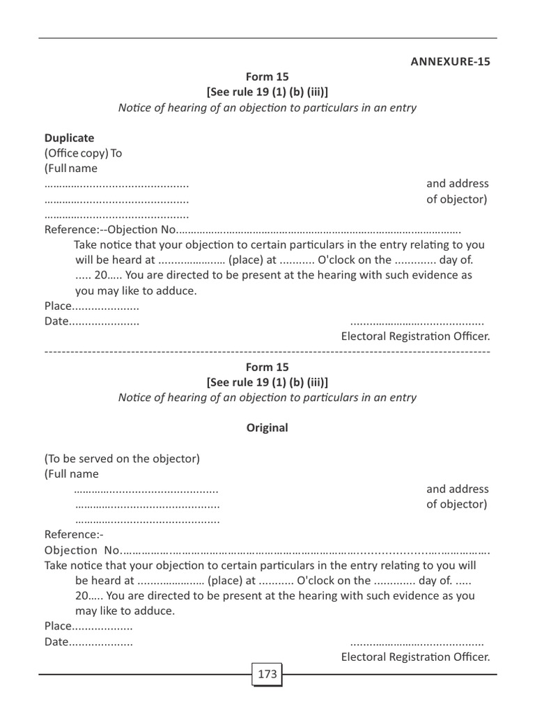 FORM 15 | PDF