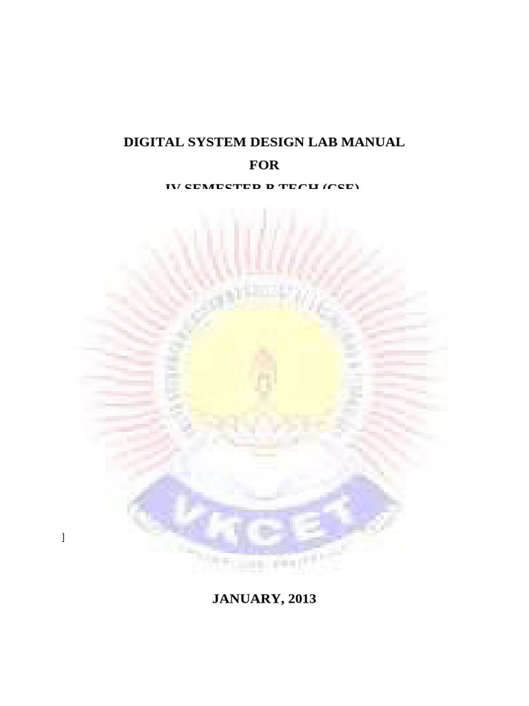 Digital System Design Lab1 | PDF | Logic Gate | Digital Electronics