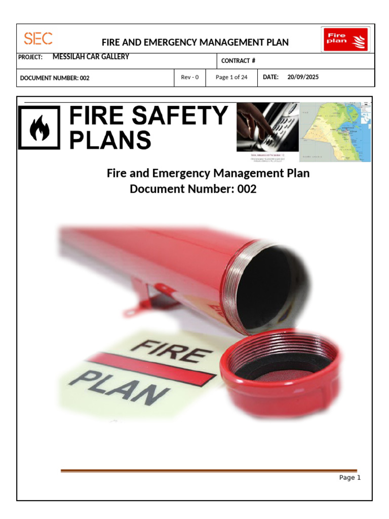 SEC-HSE Fire Emergency Plan | PDF