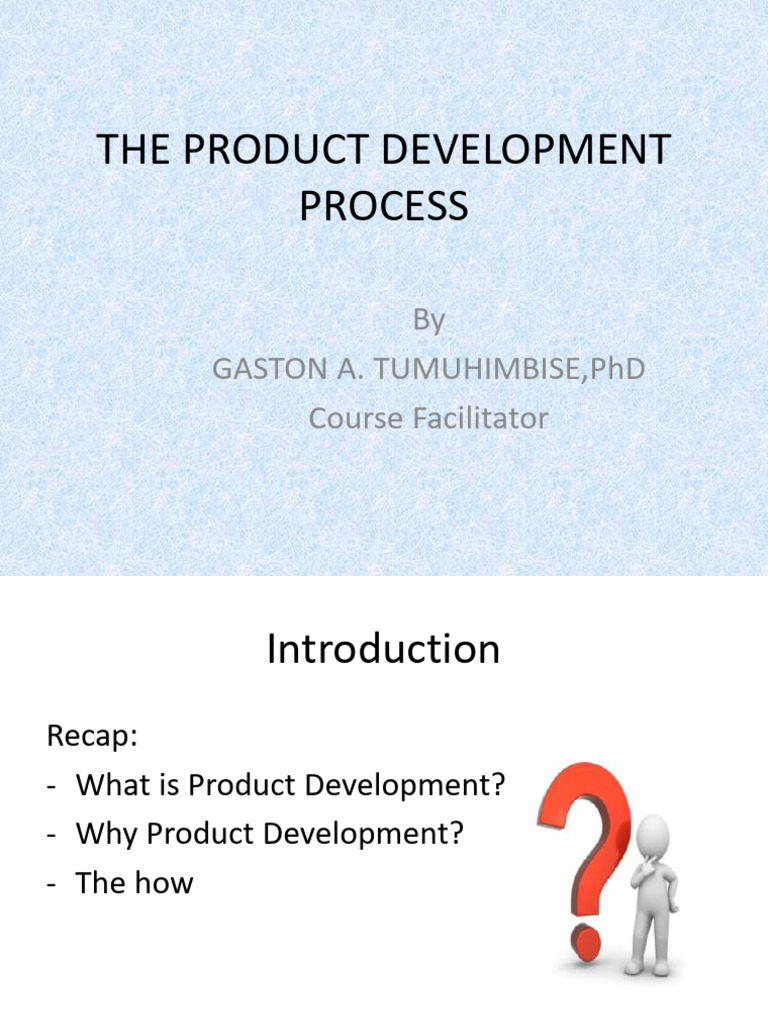 The Product Development Process | PDF | Marketing | Prototype