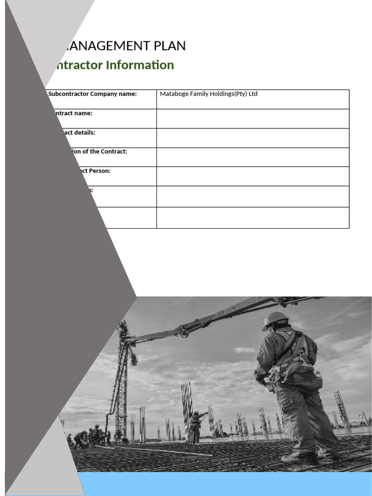 Fire Department Safety Management Plan | PDF | Occupational Safety And ...