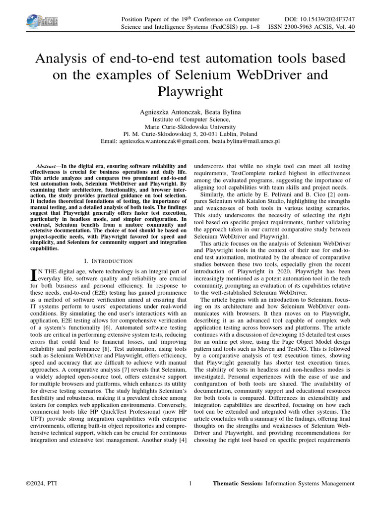 15b45604f5203beff73f7e0cd7a3be8ae922 | PDF | Selenium (Software ...