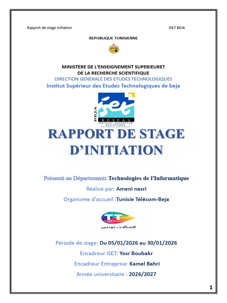 Rapport 2 | PDF | Télécommunications | Matériel informatique