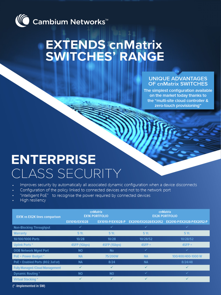 Cambium Switch Cnmatrix New - en | PDF | Information And Communications ...