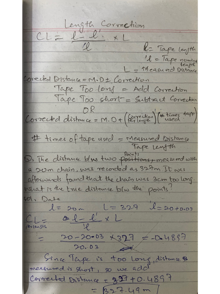 Surveying -I Notes | PDF