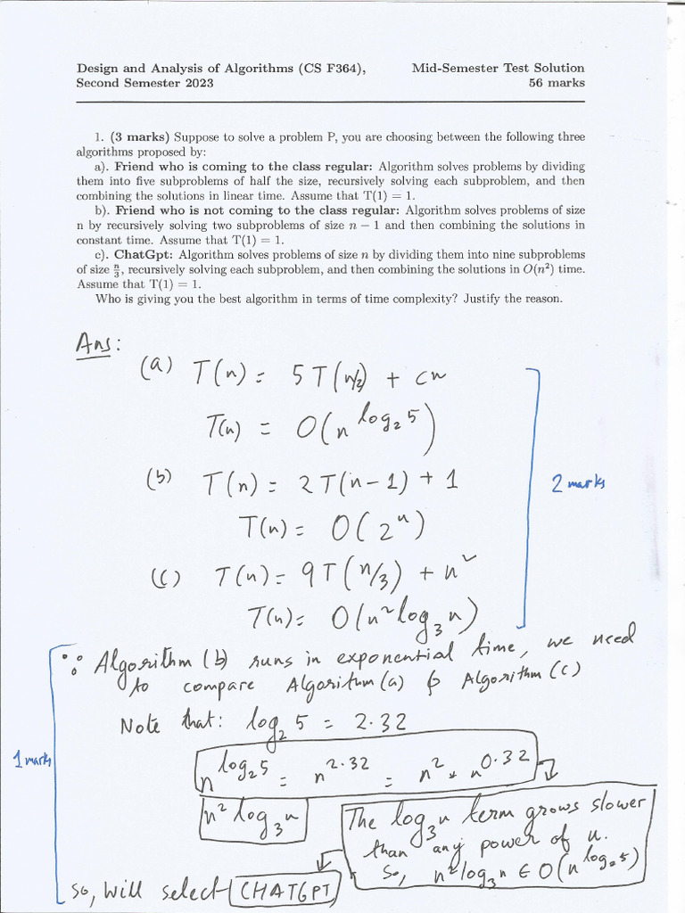 Midsem 2023 Solved | PDF