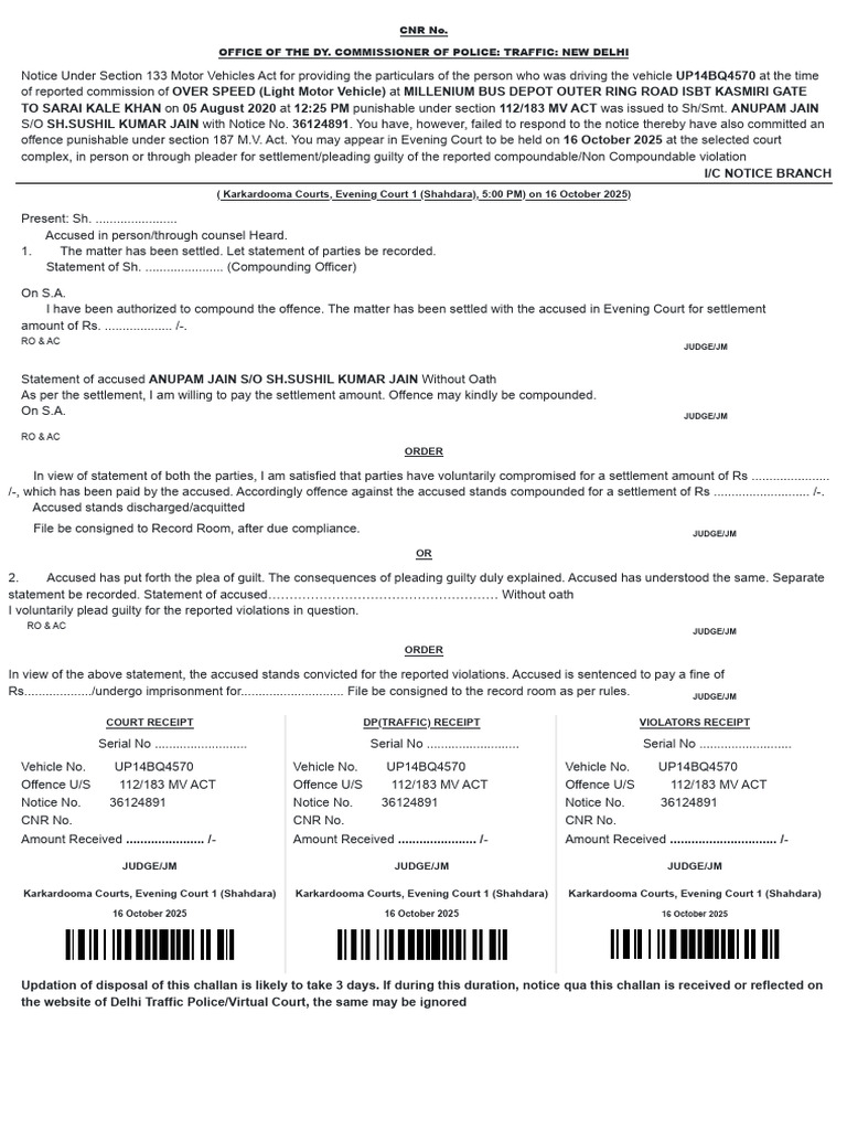 Challan | PDF | Acquittal | Plea