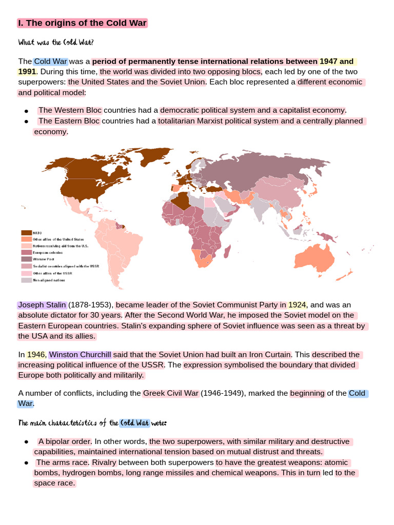 The Origins of The Cold War | PDF | Cold War | Eastern Bloc