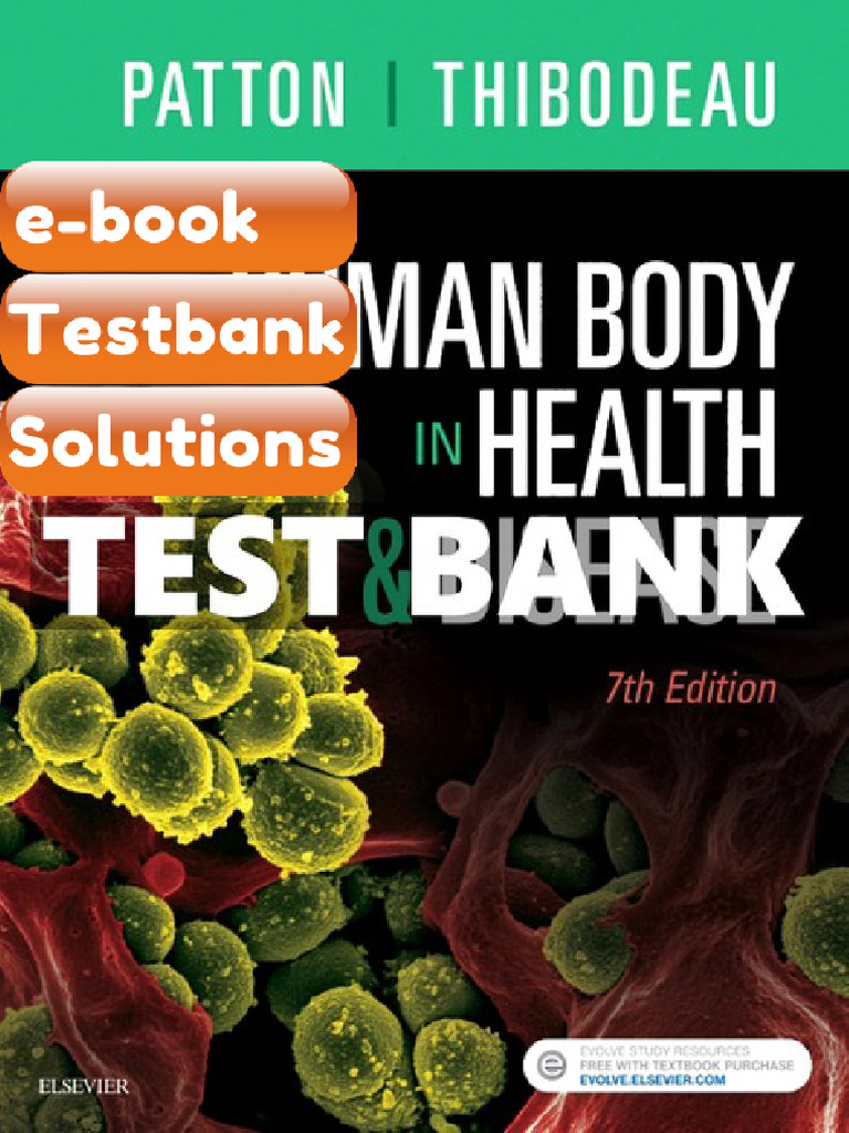 Ebook & Testbank Human Body in Health and Disease 7th Edition Patton ...