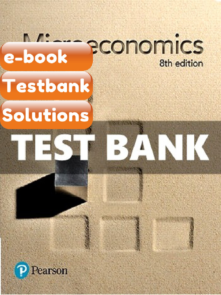 Ebook & Testbank Microeconomics 8th Edition Perloff | PDF ...
