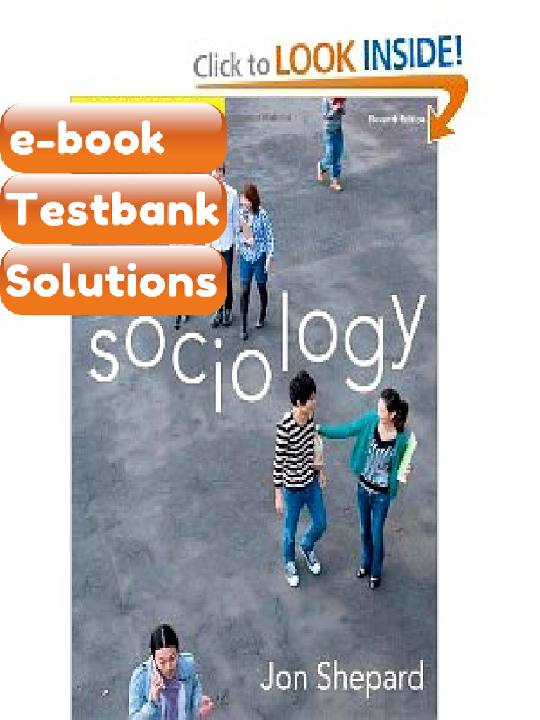 Sociology 11th Edition Shepard Testbank & Ebook | PDF | Subscription ...