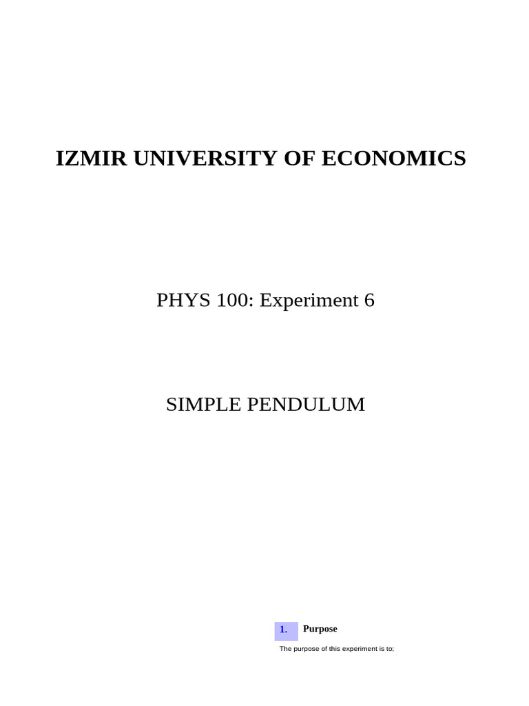 Pendulum 1 | PDF | Pendulum | Force