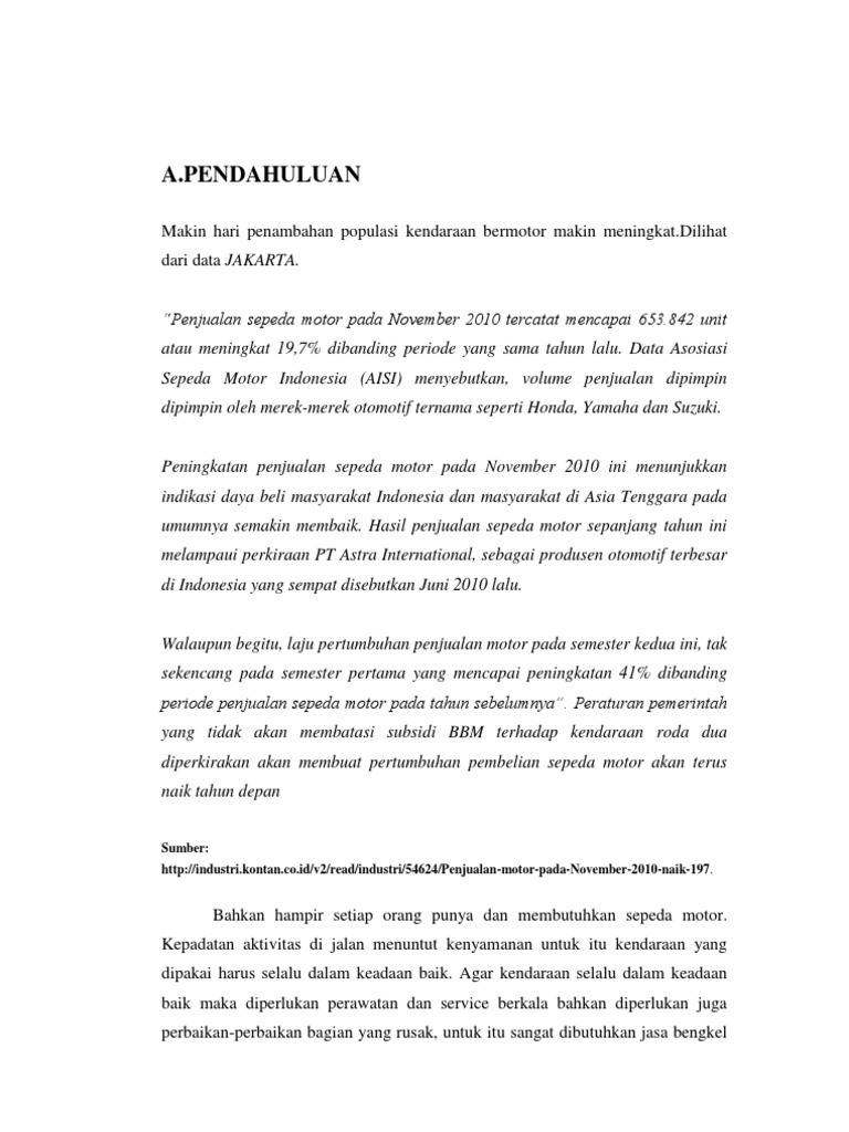 Contoh business plan bengkel 04 image