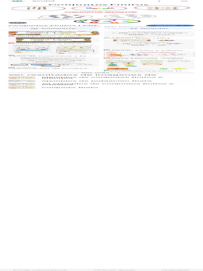 Conjunto Finito Ejemplo - Buscar Con Google | PDF