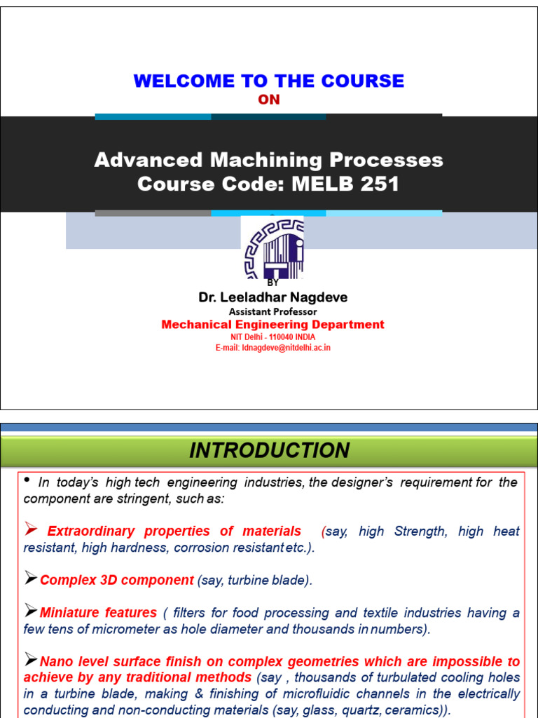 Unit V - Melb 251 Part 2 | PDF | Machining | Atoms