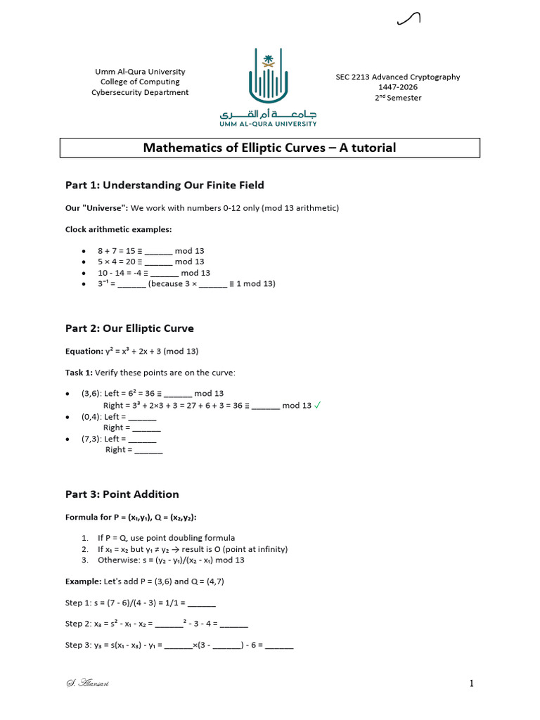 Elliptic Curve Math | PDF | Bit | Multiplication