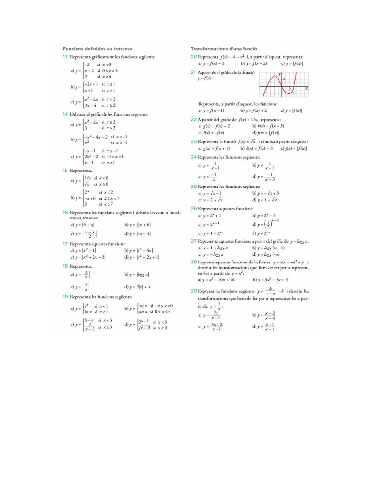 Funcions 2 | PDF