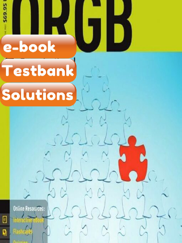 Ebook & Testbank ORGB 4 4th Edition Nelson | PDF | Subscription ...