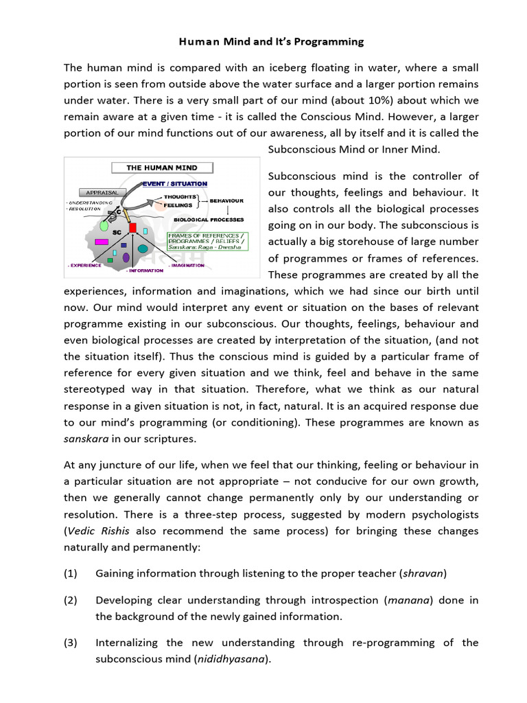 Human Mind | PDF | Mind | Thought