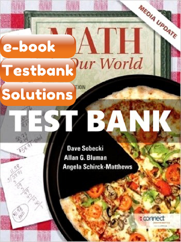 eBook & Testbank Math in Our World 2nd Edition Sobecki | PDF ...