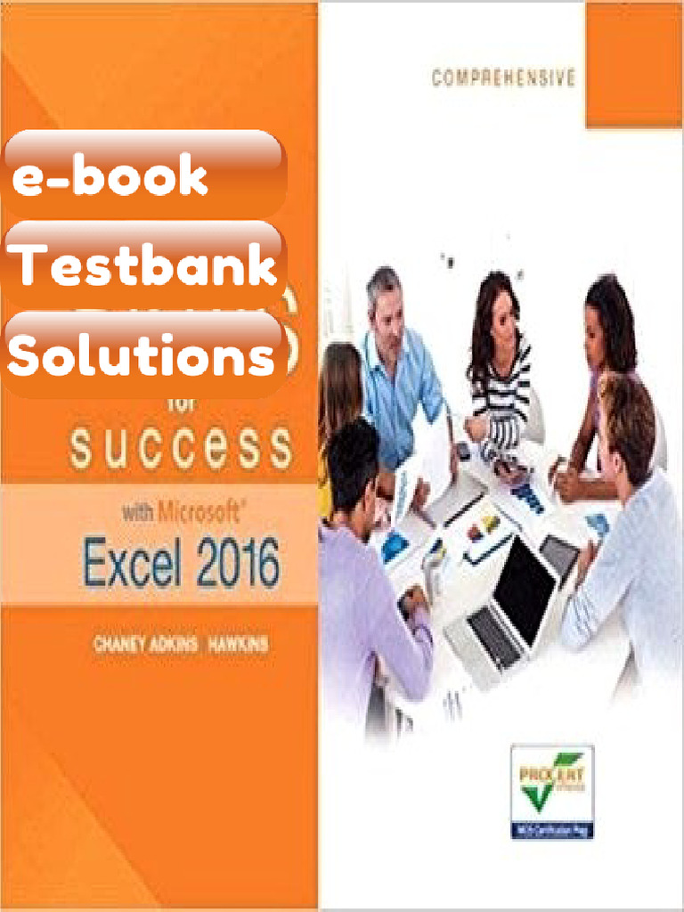 eBook & Testbank Skills for Success With Excel 2016 Comprehensive by ...