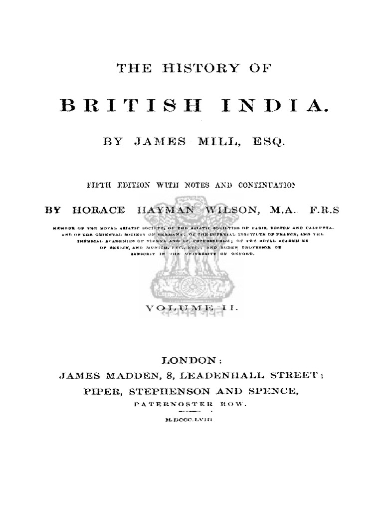 The history of british india | PDF