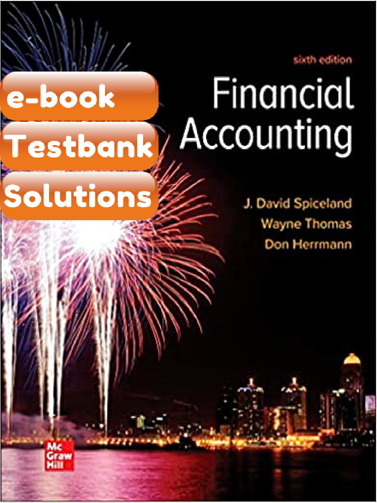 Testbank - IsE Ebook Financial Accounting 6th Edition by David ...