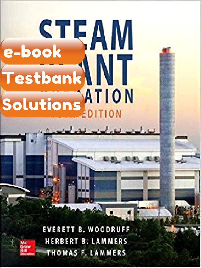 Ebook & Testbank Steam Plant Operation 10th Edition | PDF ...