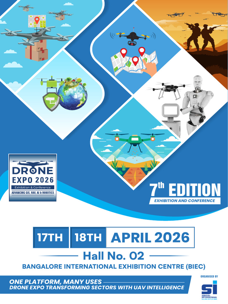 Drone Expo Brochure 2026 | PDF | Unmanned Aerial Vehicle | Augmented ...