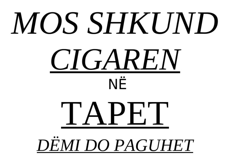 Mos Shku | PDF