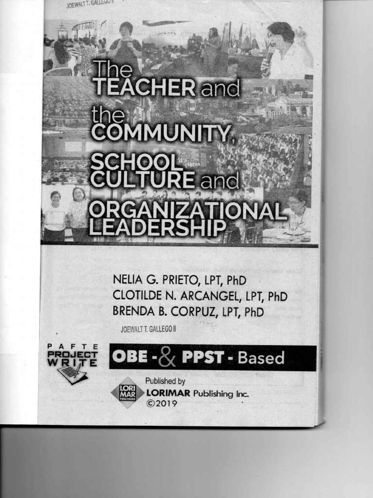 Tecaher and The Community Scanned COpy Chapter 1 4 | PDF