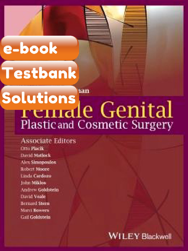 Female Genital Plastic and Cosmetic Surgery Testbank & eBook | PDF ...