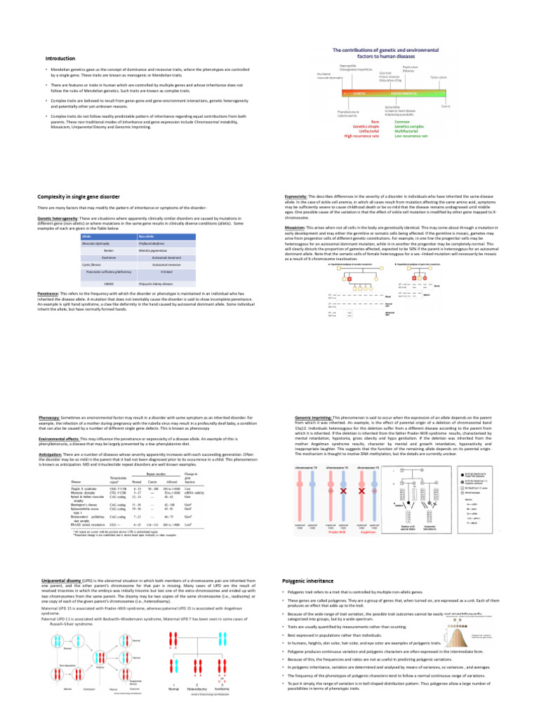 Genetics of Complex Traits New | PDF | Heritability | Quantitative ...