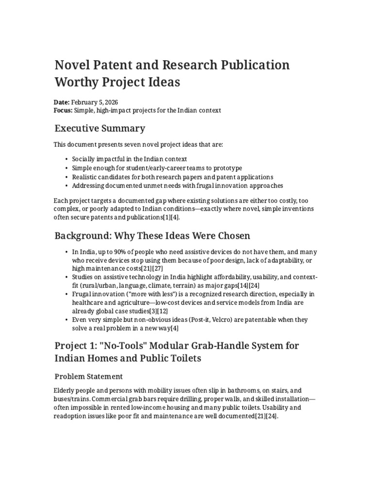 Novel Project Ideas | PDF